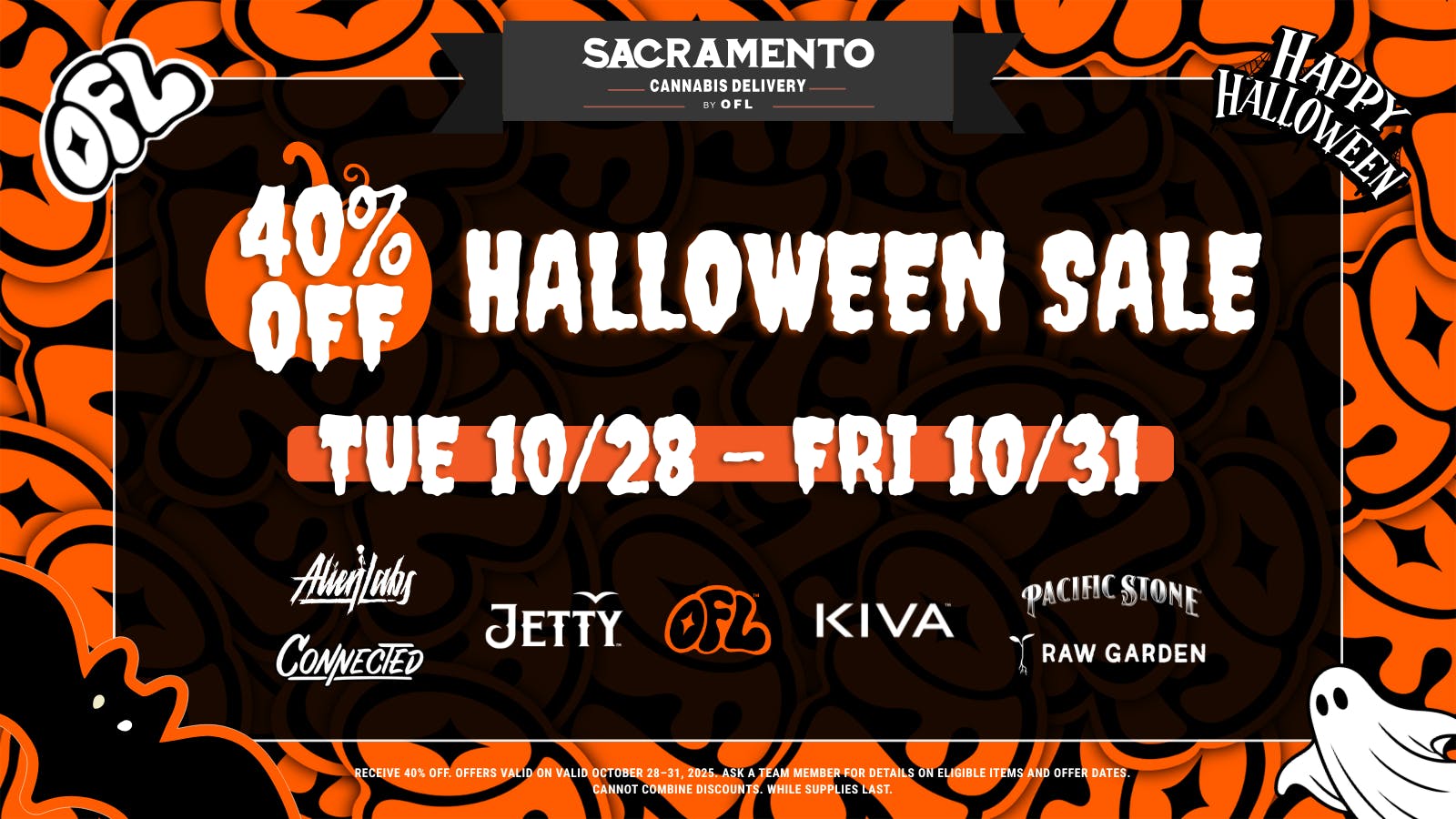 Sacramento Cannabis Delivery By OFL listing banner