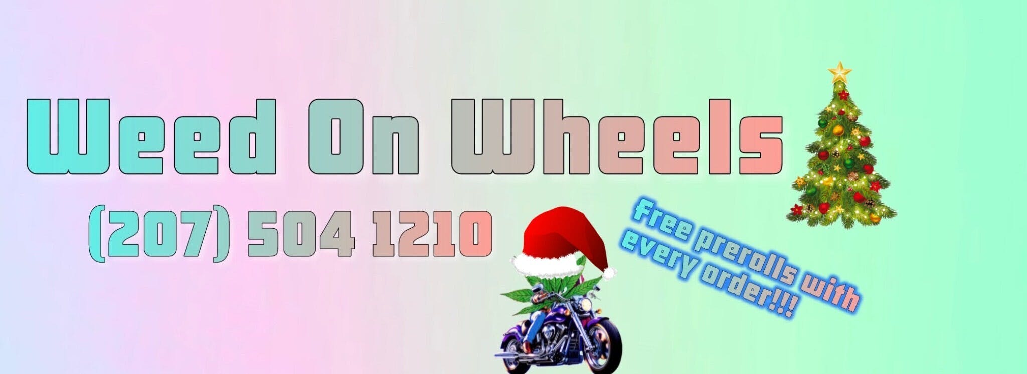 Weed On Wheels - Delivery listing banner
