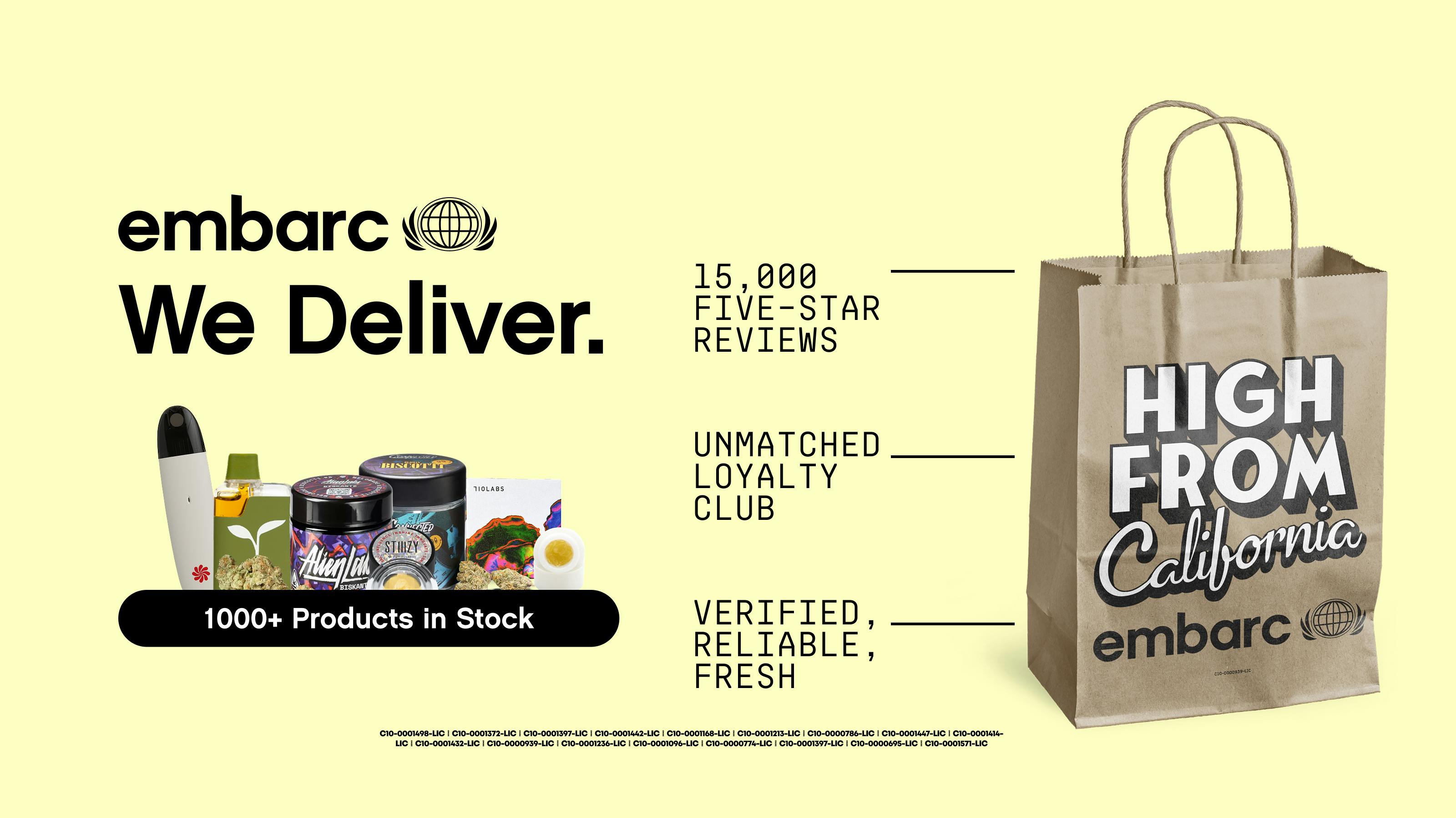 Embarc Delivery - Sacramento listing banner