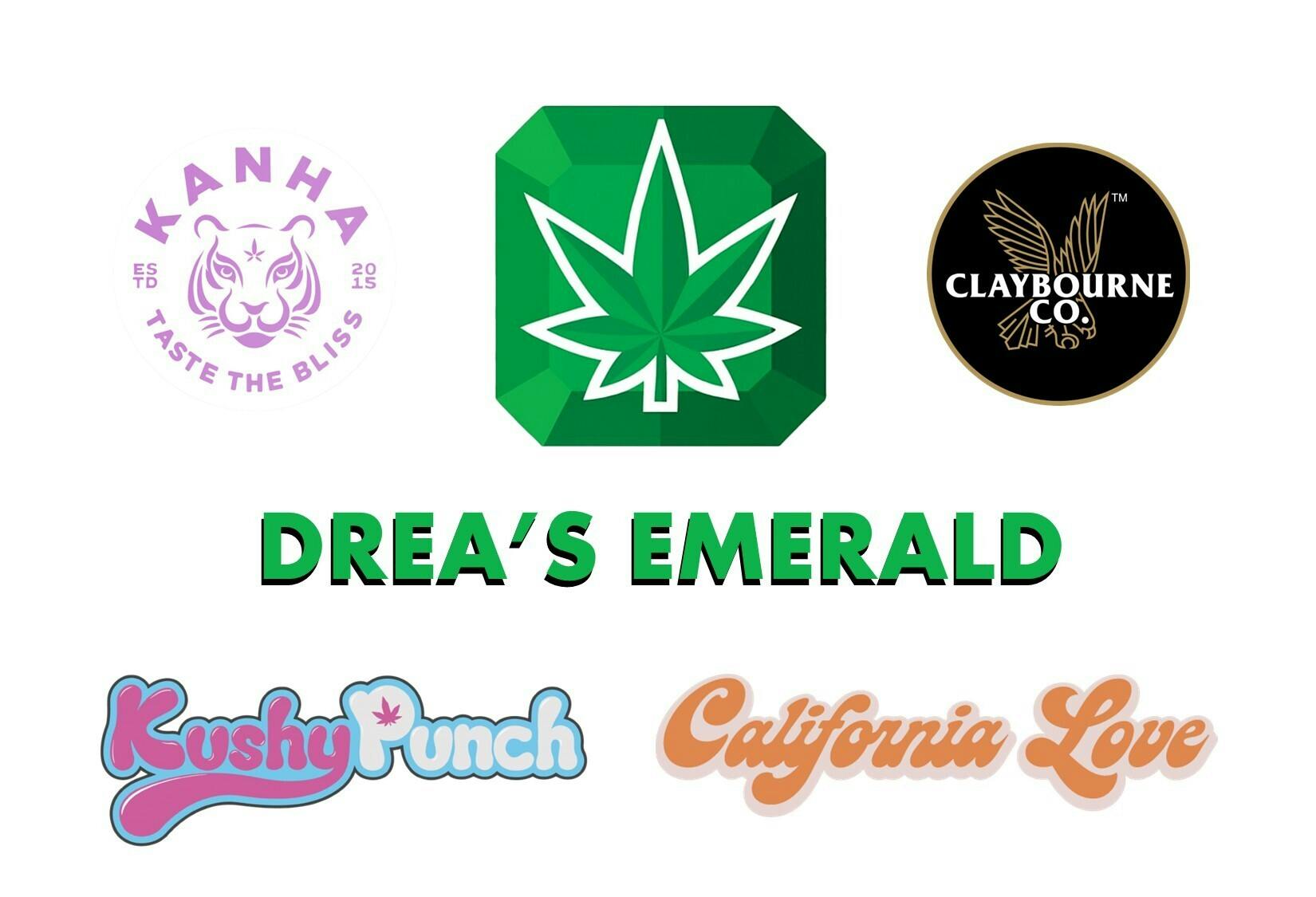 Drea's Emerald listing banner