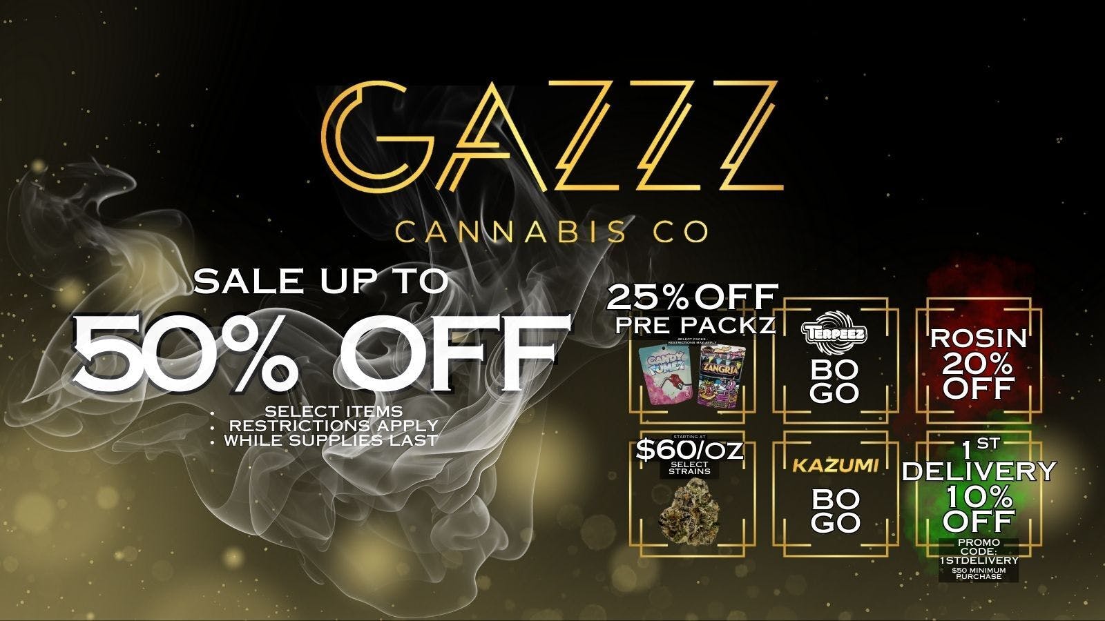 GAZZZ Cannabis Co listing banner