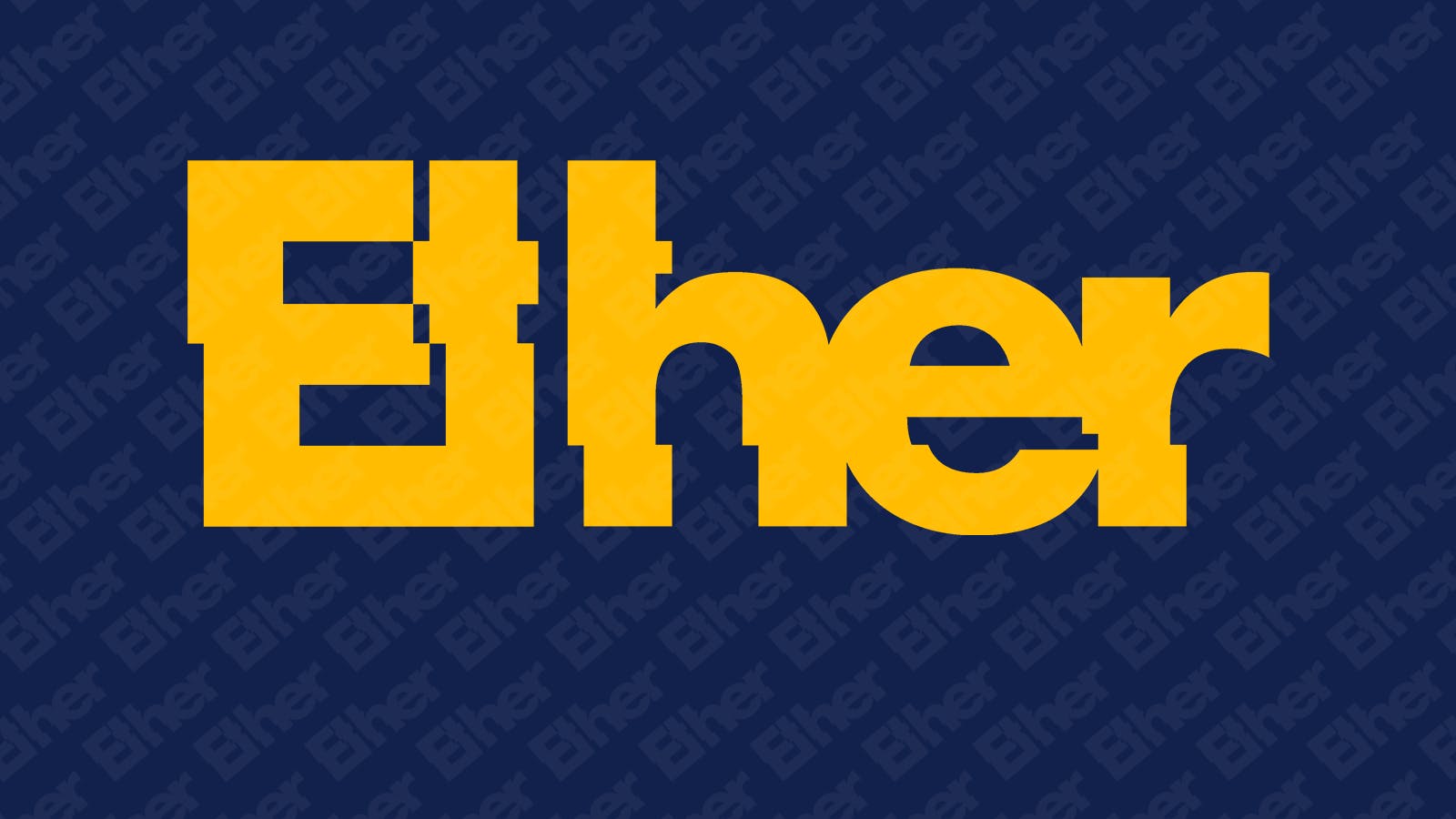 Ether listing banner