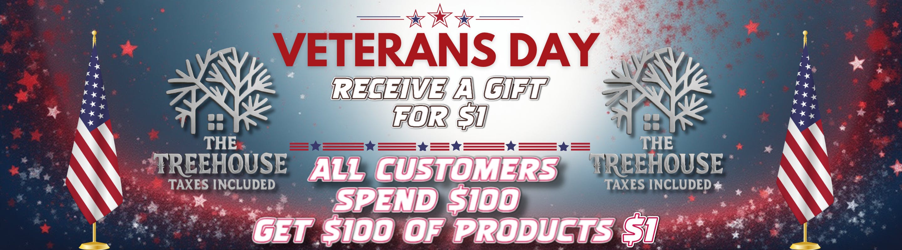 The Treehouse Dispensary & Delivery listing banner