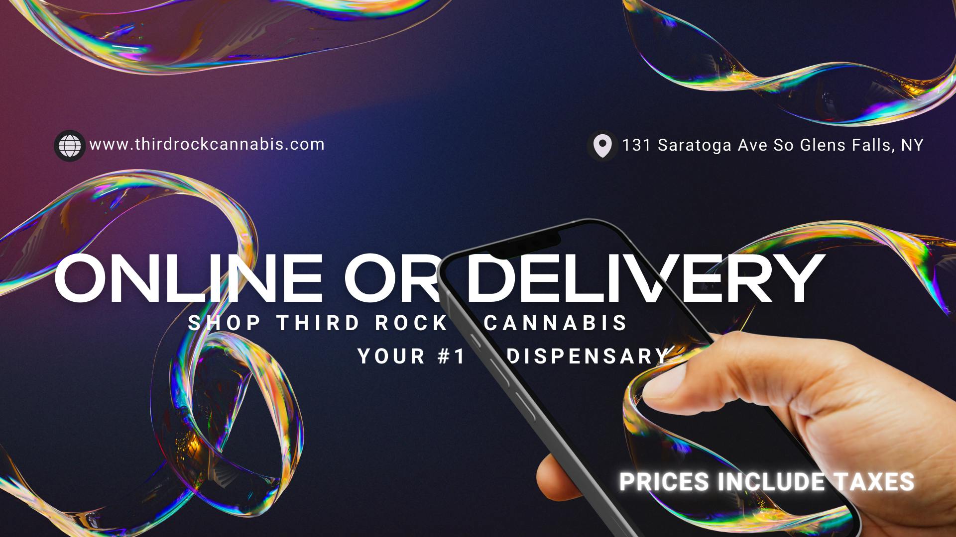 Third Rock Cannabis Delivery listing banner