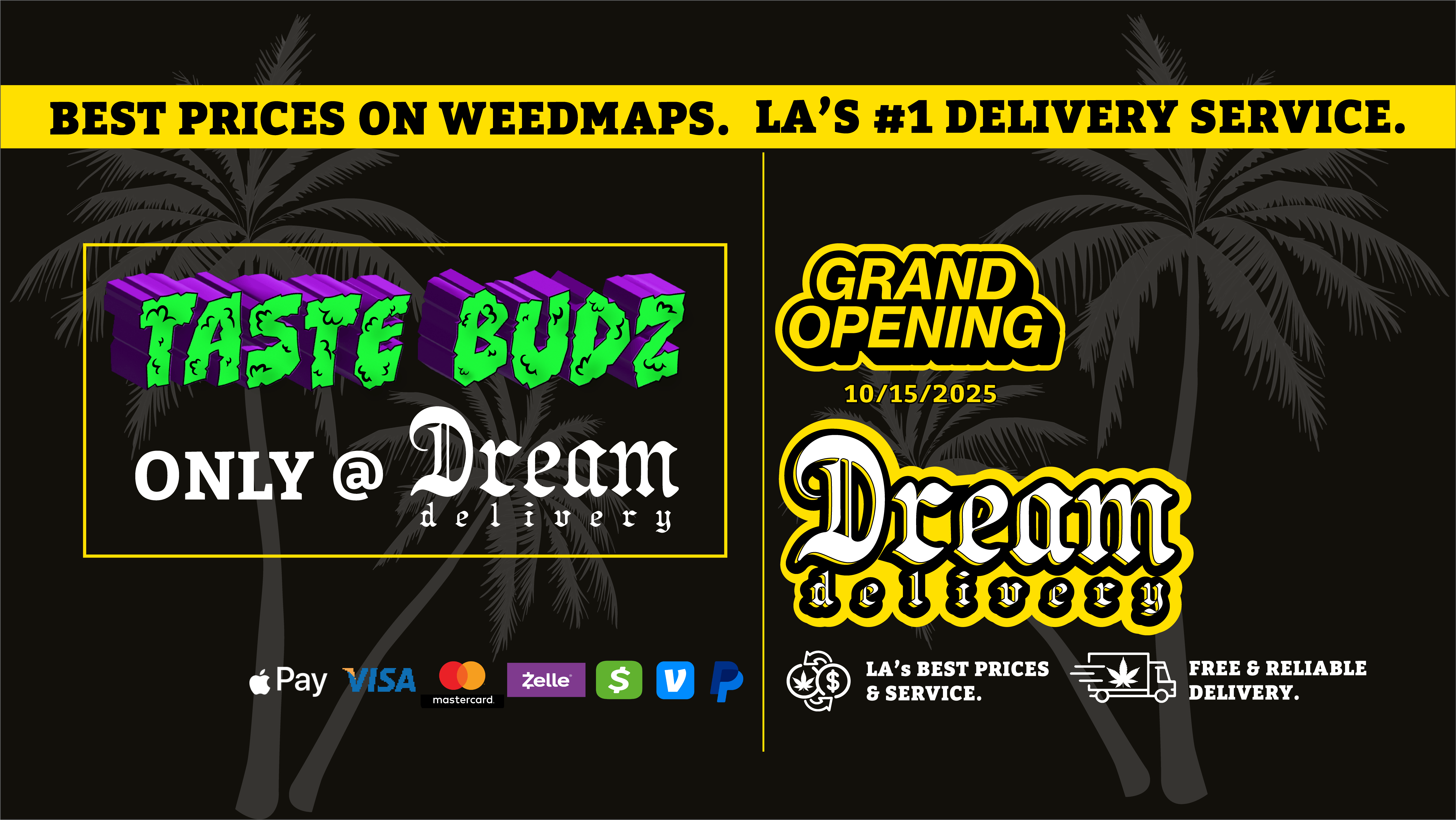 Dream Delivery listing banner