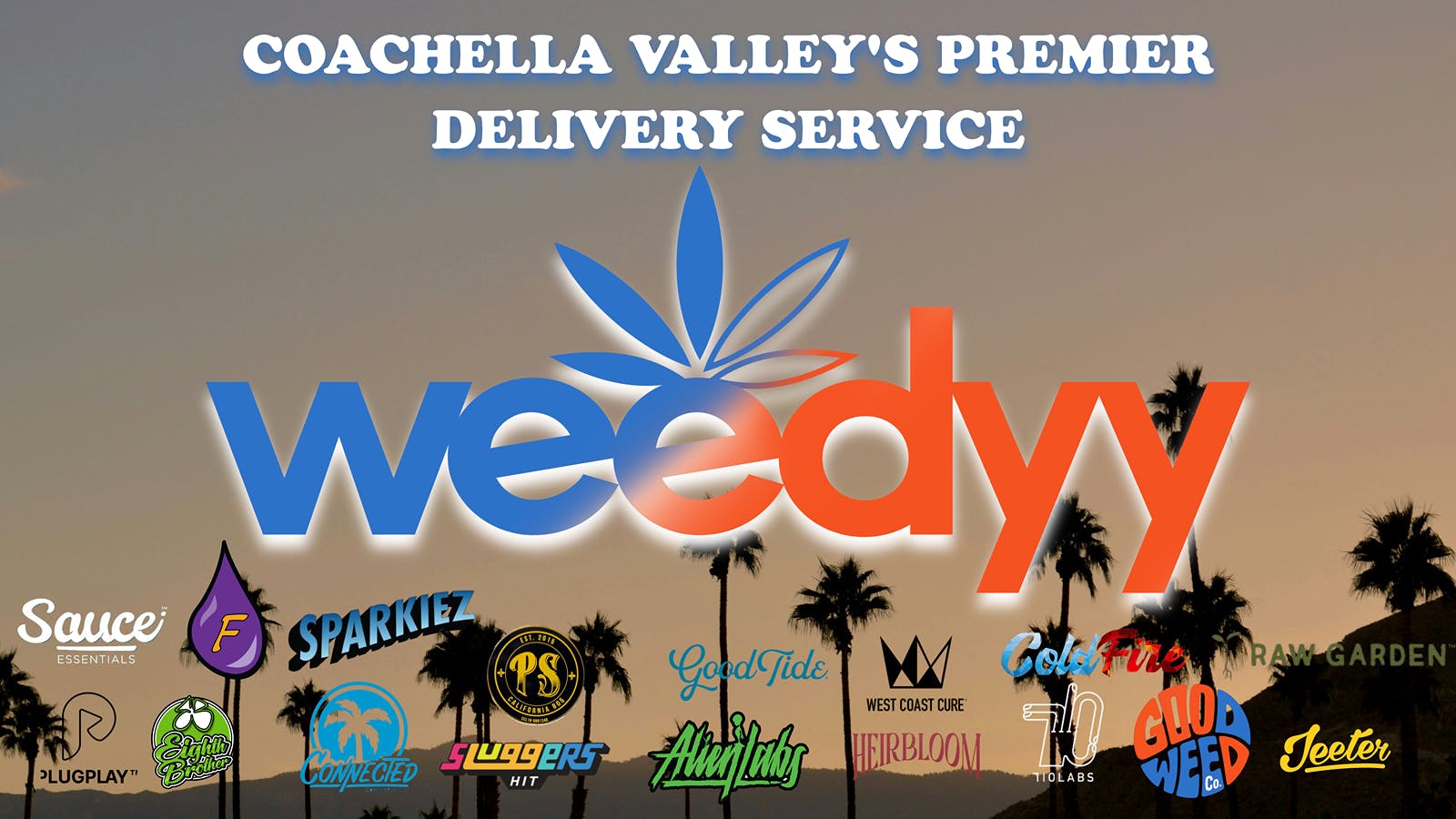 Weedyy - Palm Springs listing banner