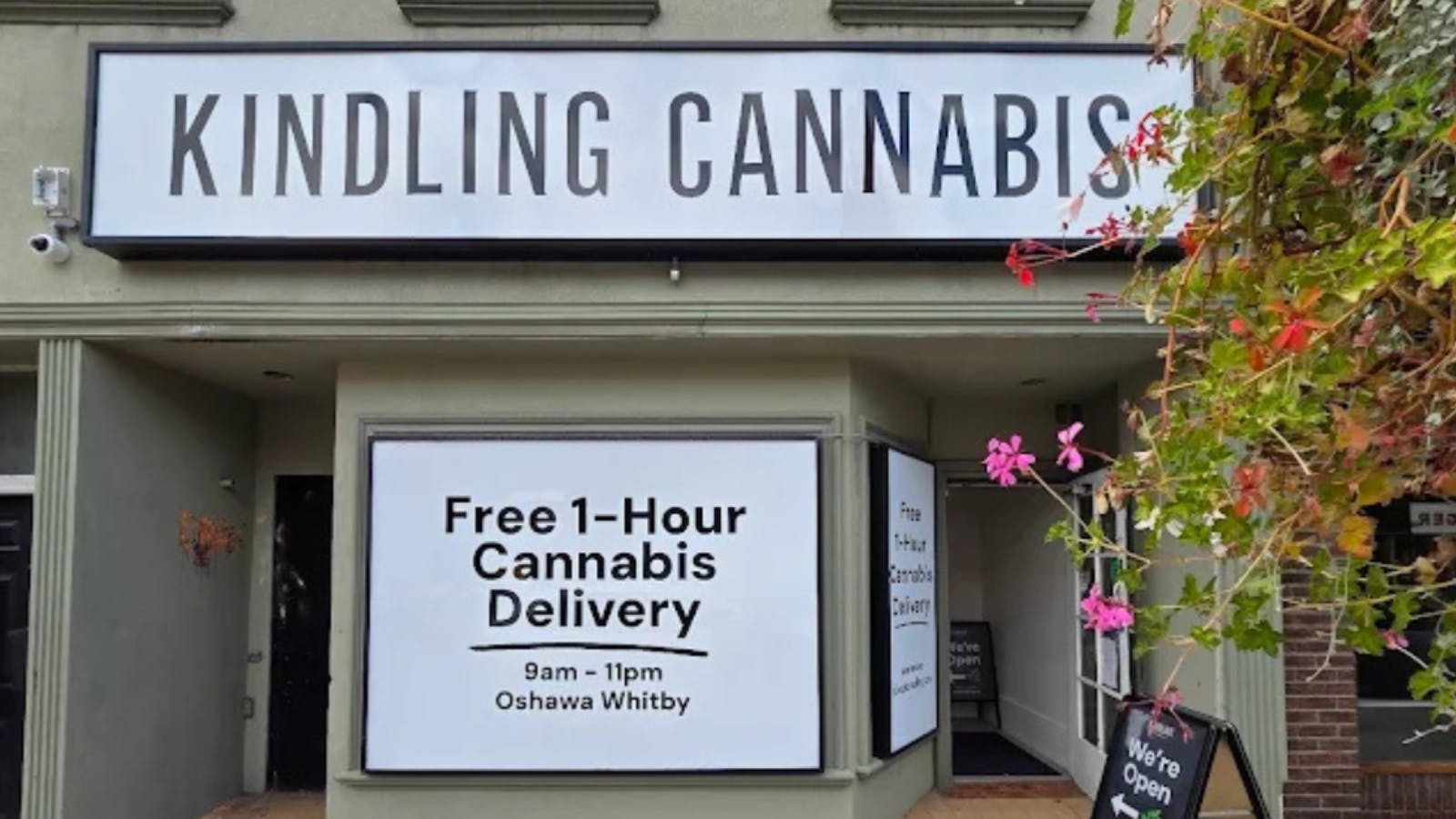Kindling Cannabis Oshawa - Delivery listing banner