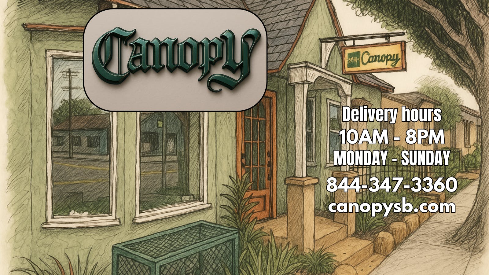 The Canopy listing banner