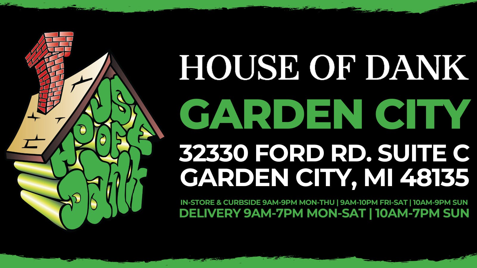 HOUSE OF DANK GARDEN CITY REC DELIVERY listing banner