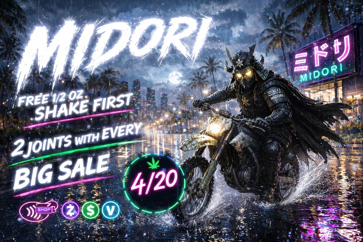 Midori Delivery - Westminster listing banner