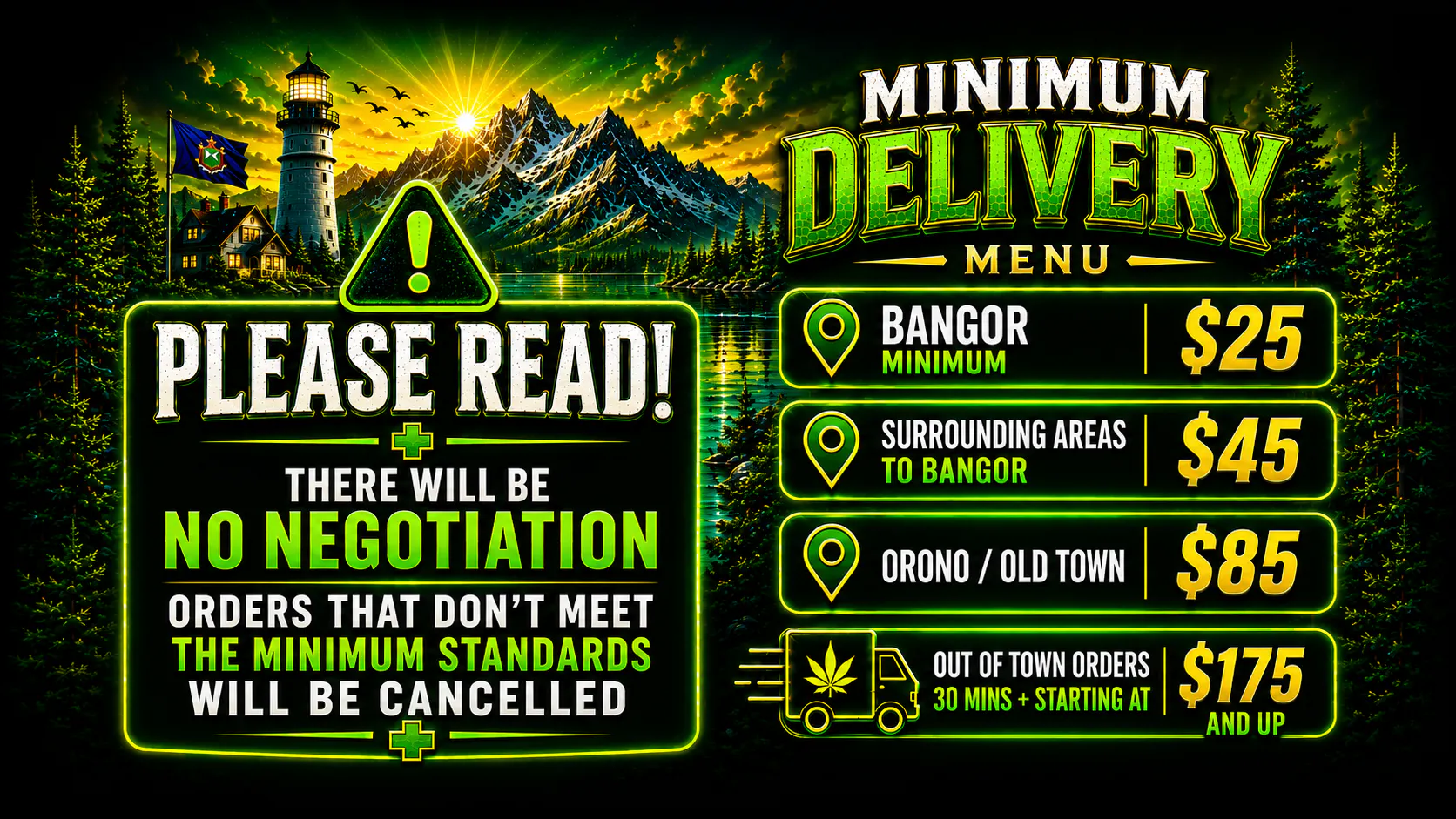 High peaks medical Delivery listing banner