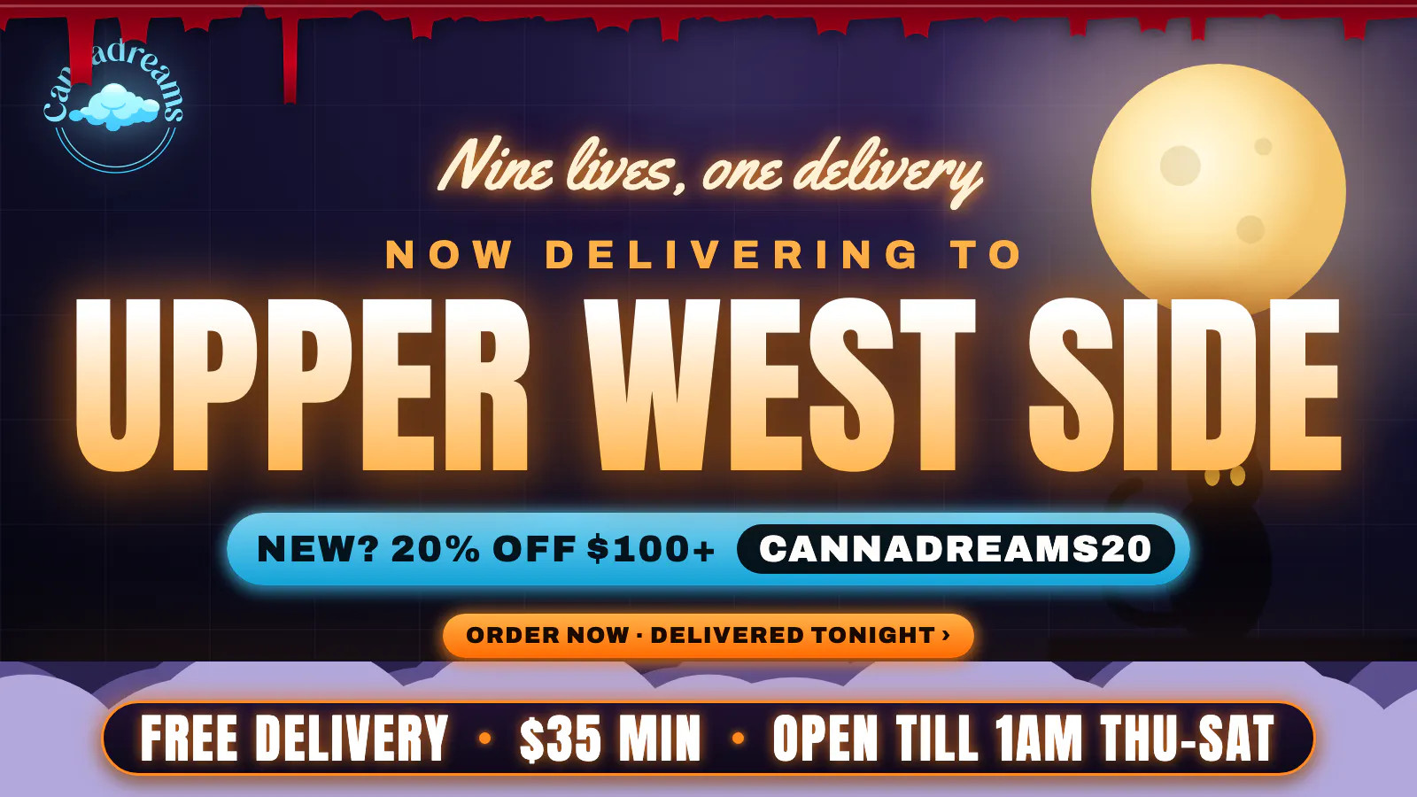 Cannadreams Delivery - Upper West Side / Lincoln Center listing banner