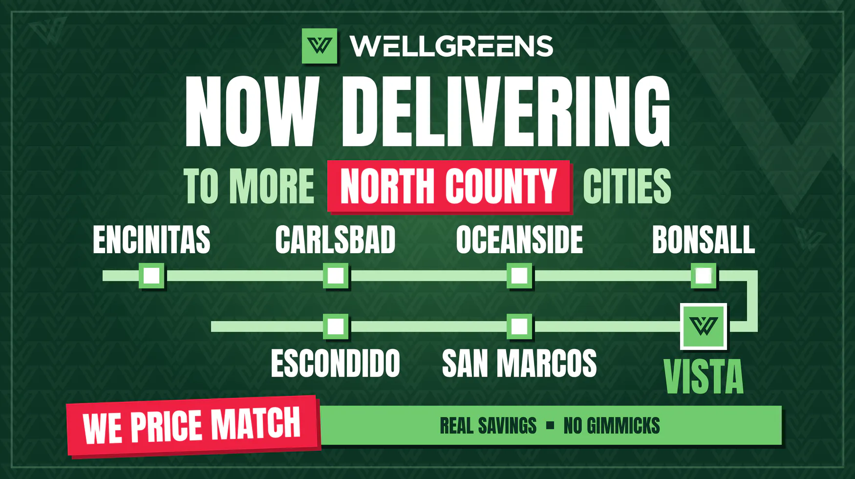 Wellgreens Delivery - Encinitas listing banner