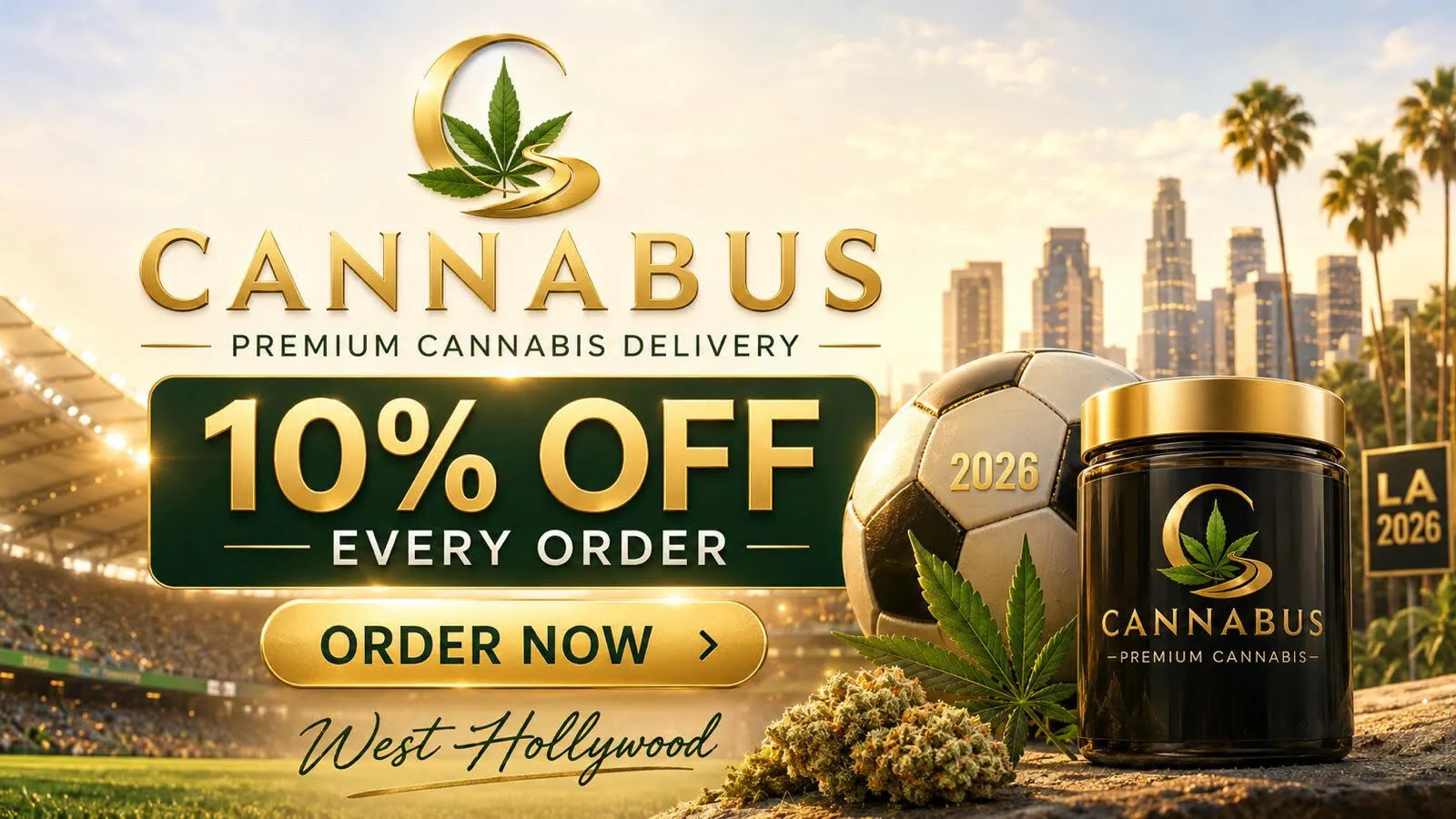 Cannabus - Hollywood listing banner