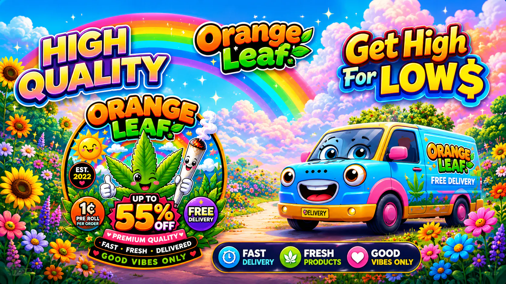 Orange Delivery - San Mateo listing banner