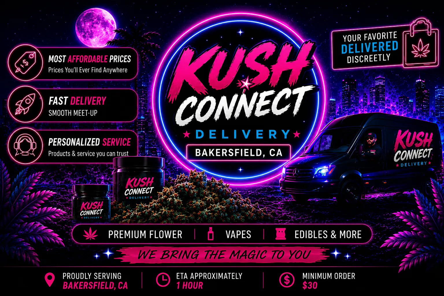 Kush Connect - Bakersfield listing banner