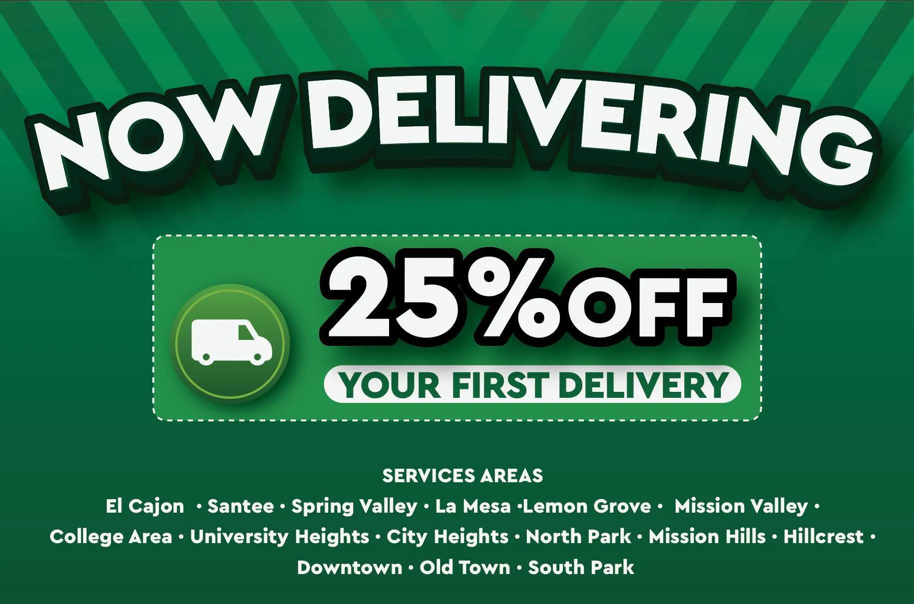 Wellgreens Delivery - Gaslamp District listing banner