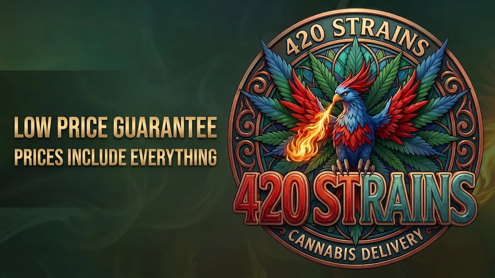 420 Strains - Orange listing banner