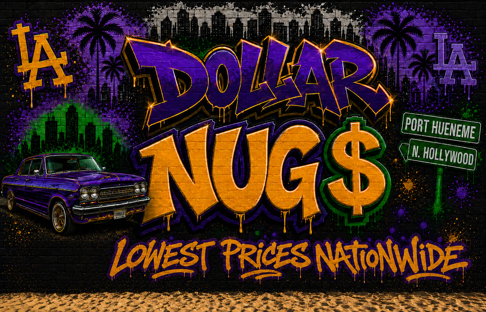 Dollar Nugs - Encino listing banner