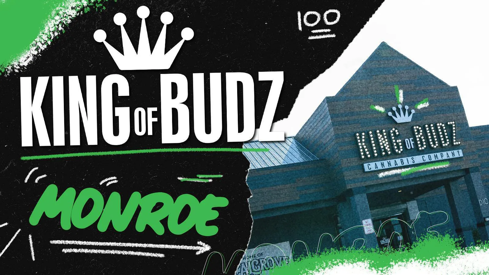 King of Budz - Monroe Delivery listing banner
