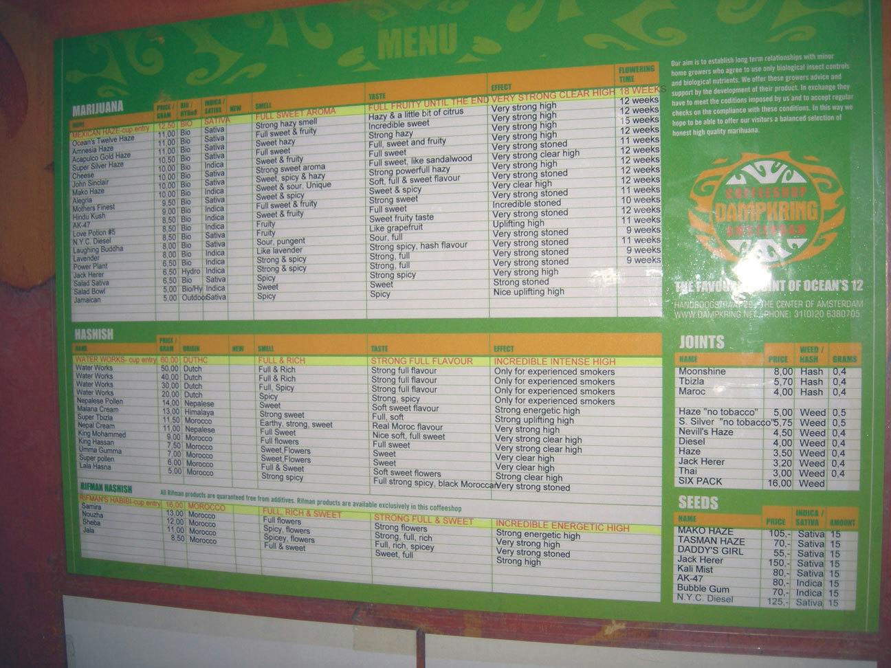 Dampkring Coffeeshop