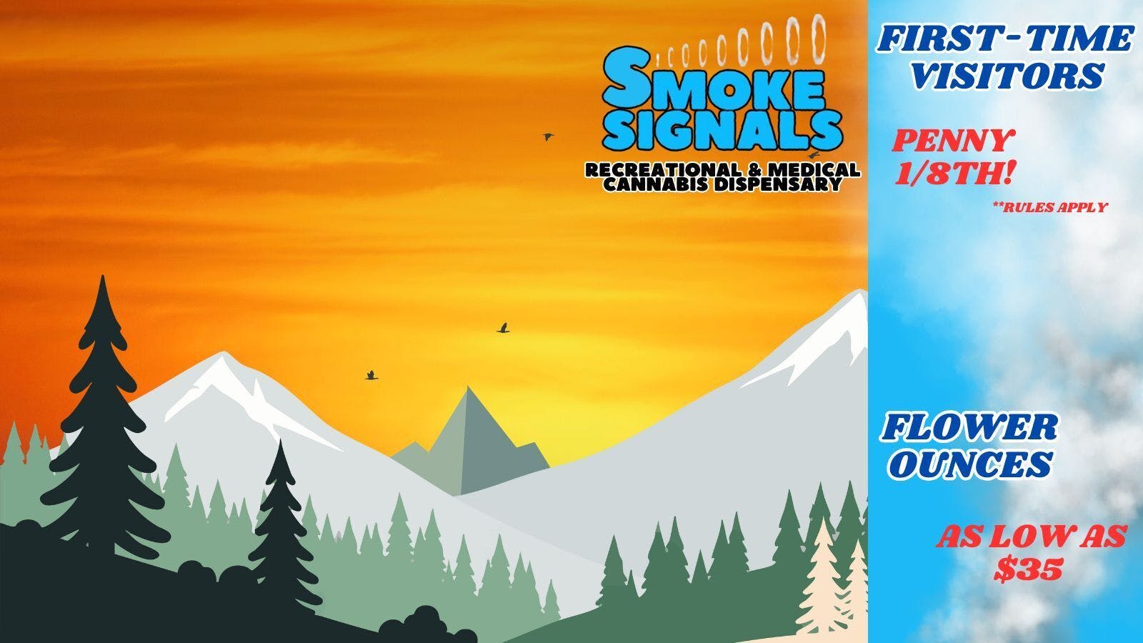 Smoke Signals listing banner