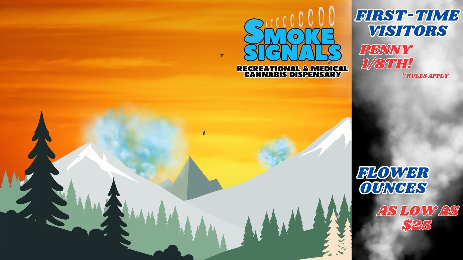 Smoke Signals listing banner