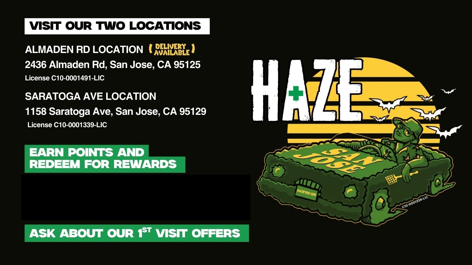 HAZE listing banner