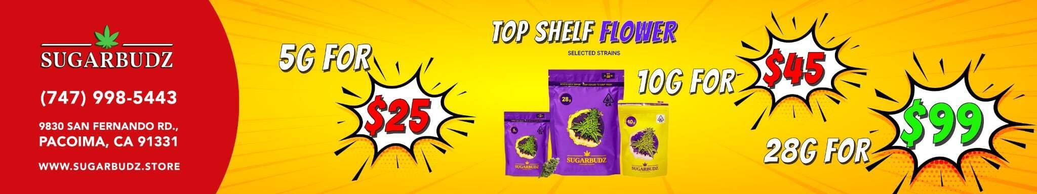 SUGARBUDZ listing banner