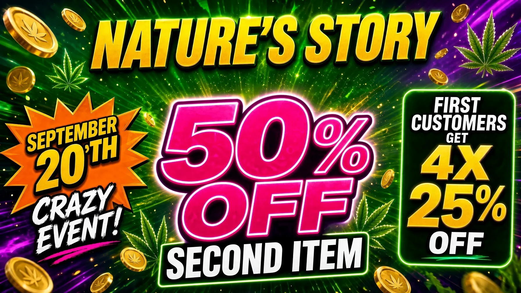 Nature's Story listing banner