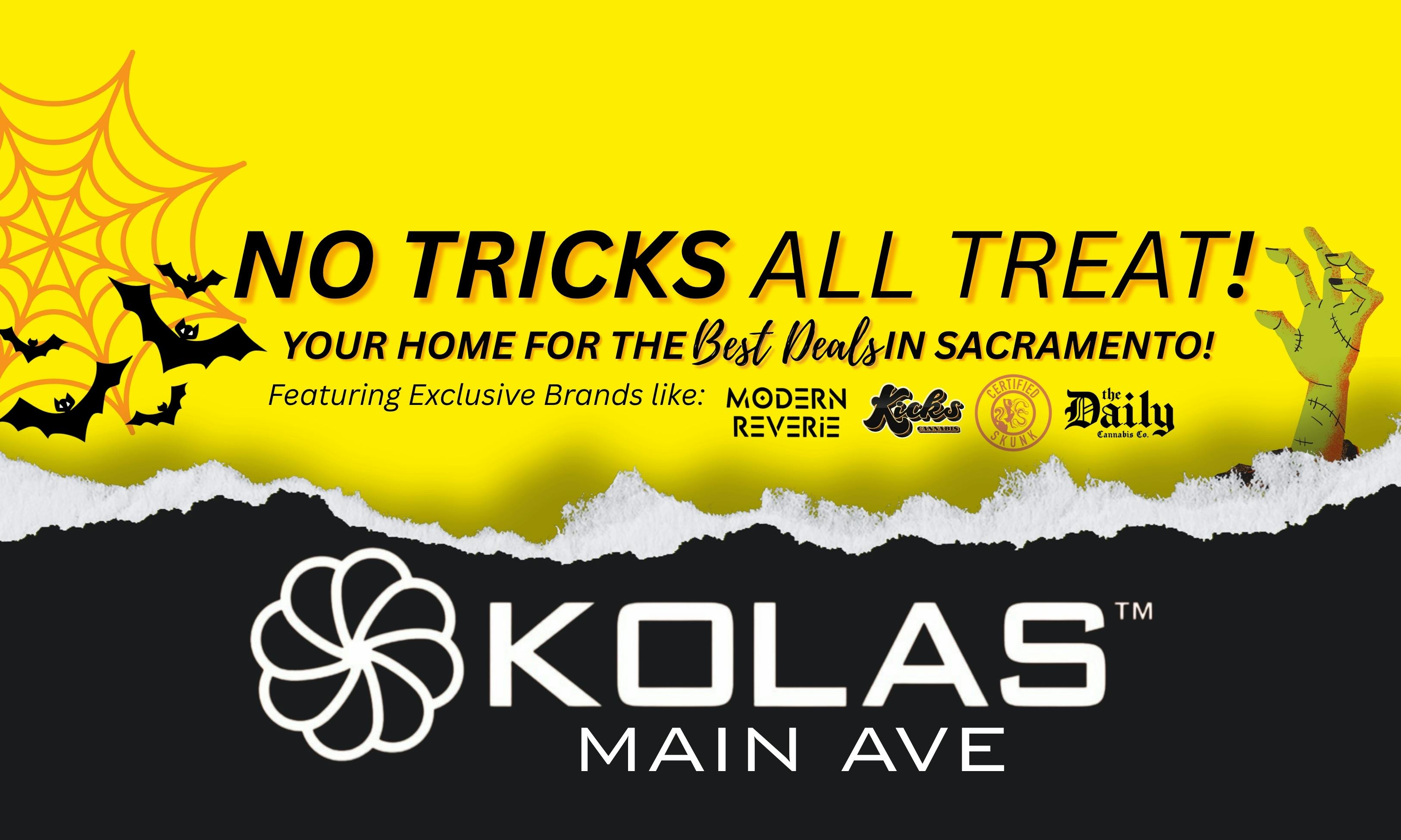 KOLAS Main Ave Marijuana Dispensary & Weed Delivery listing banner