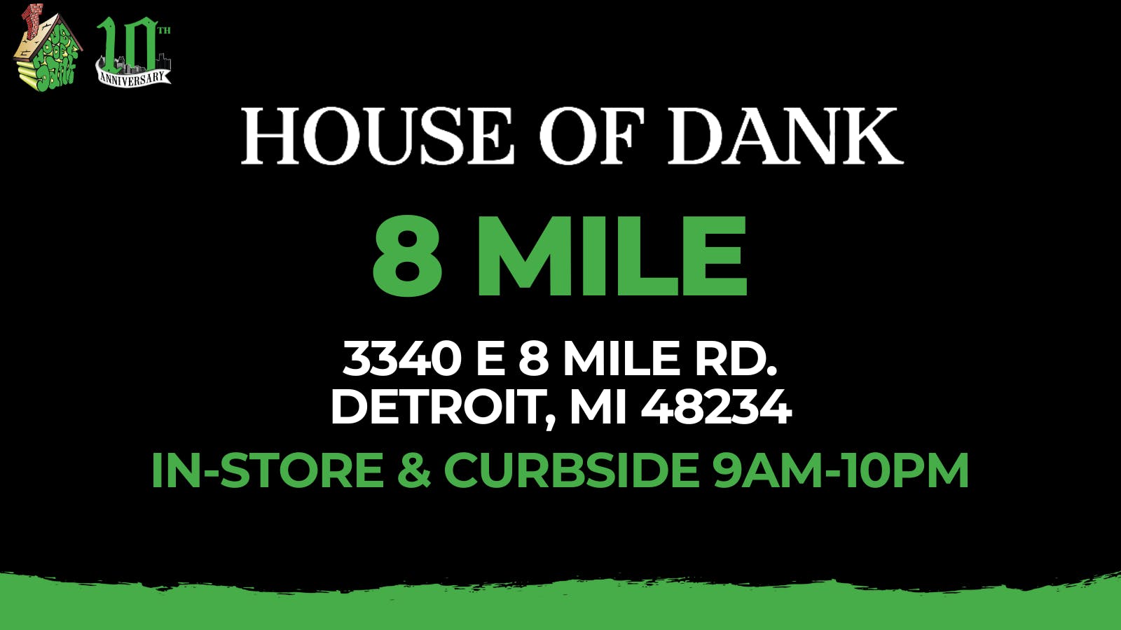 HOUSE OF DANK 8 MILE REC listing banner