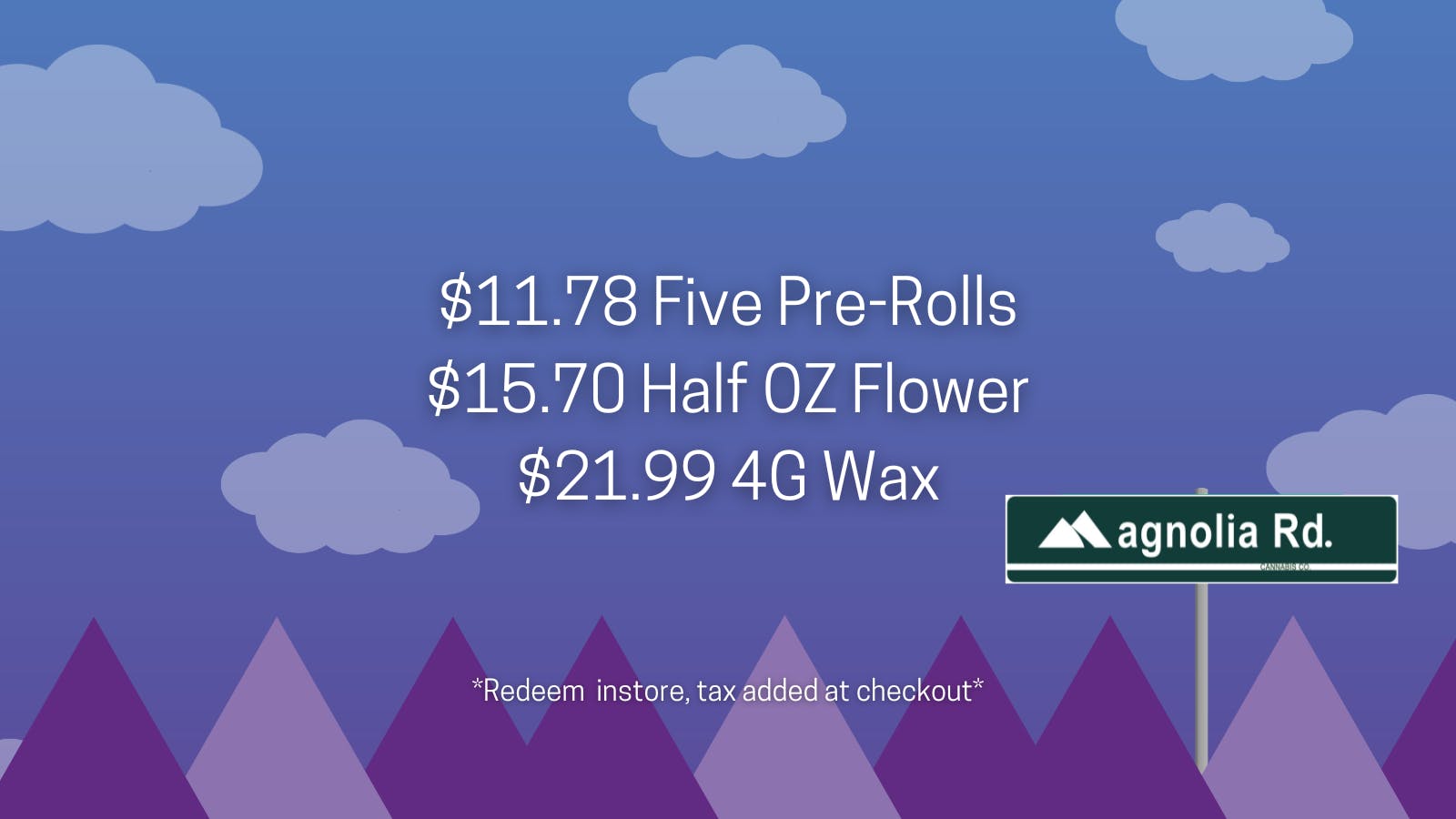 Magnolia Road Cannabis Co. - Boulder listing banner
