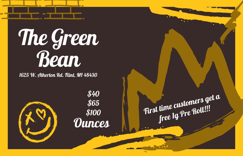Green Bean listing banner