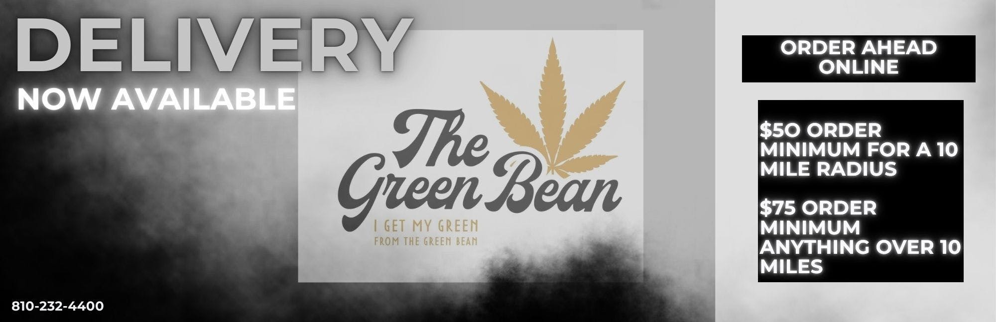 Green Bean listing banner