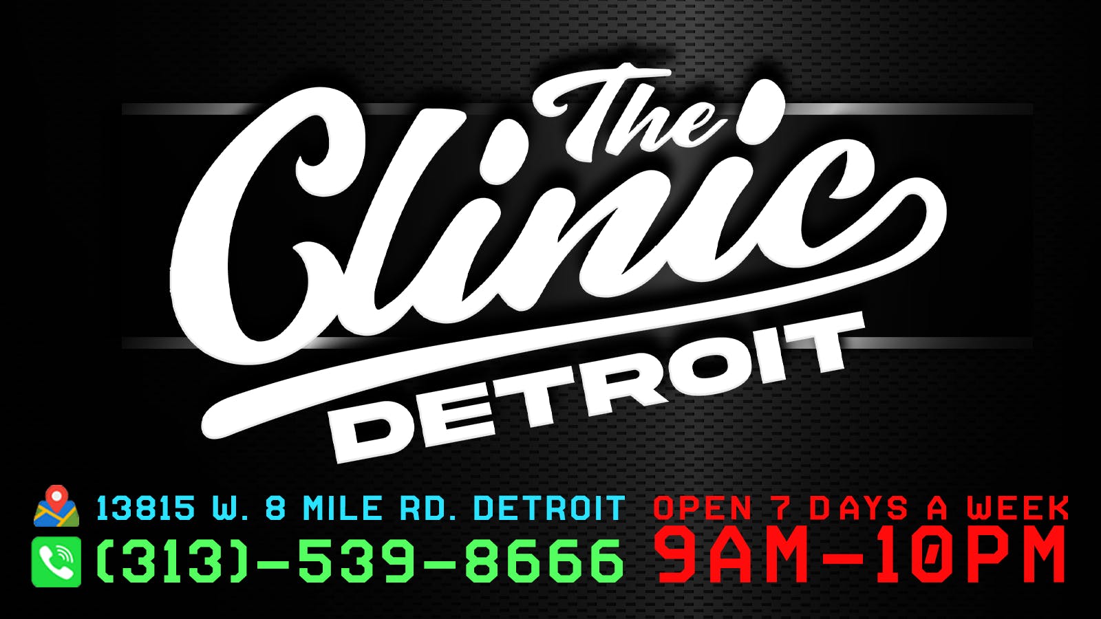 The Clinic - Detroit 8 Mile listing banner