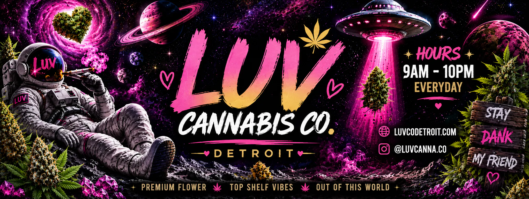 LUV Cannabis Co listing banner