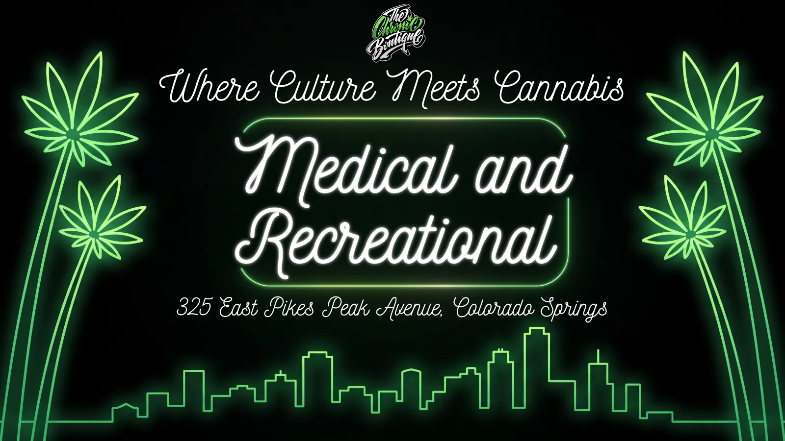 The Chronic Boutique - Pikes Peak listing banner