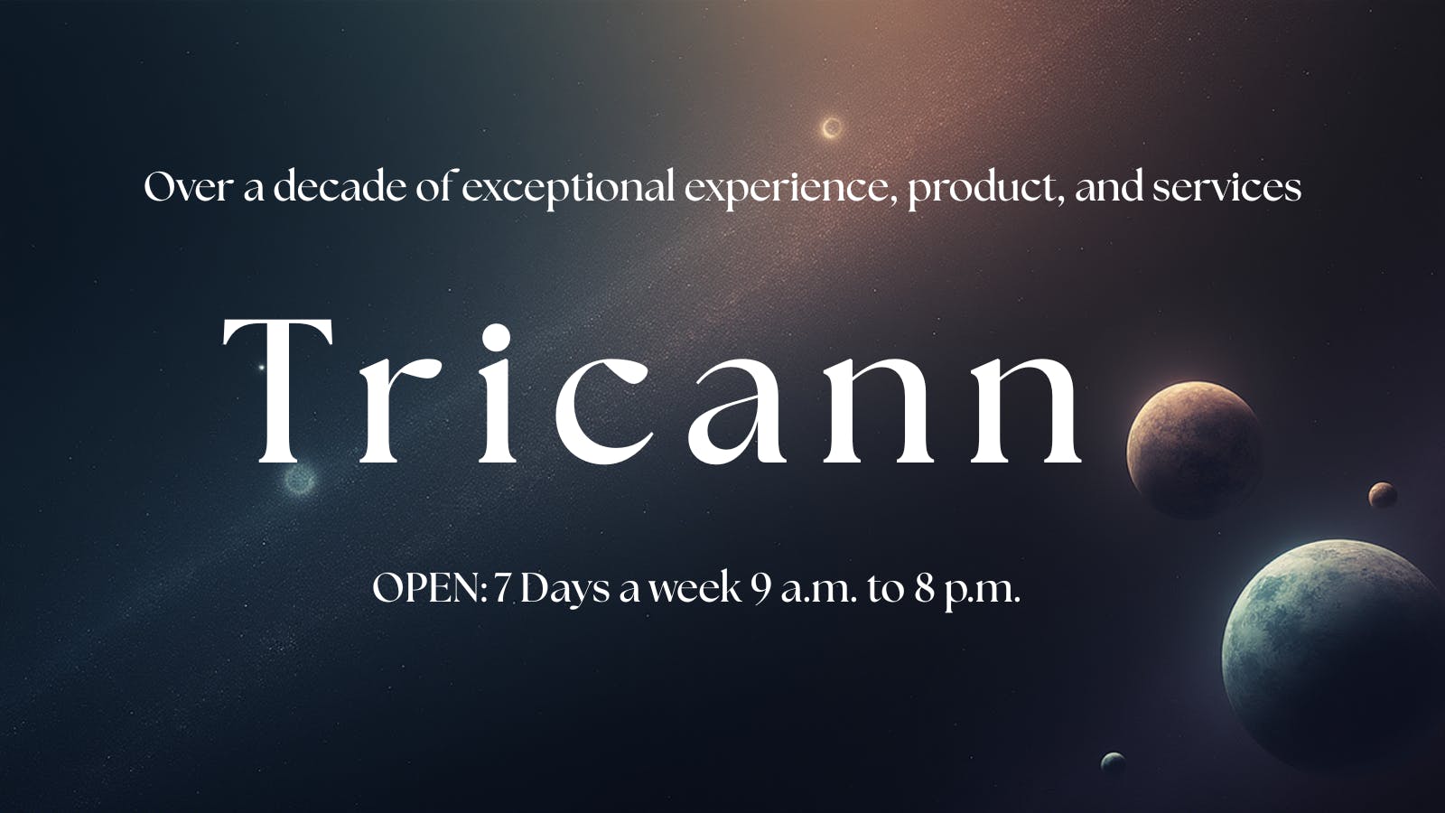 Tricann listing banner