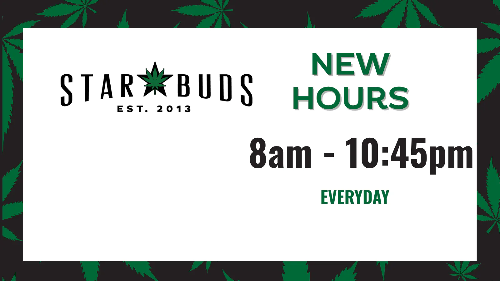 Star Buds Baltimore listing banner