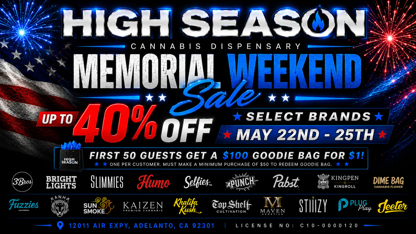 High Season - Adelanto listing banner