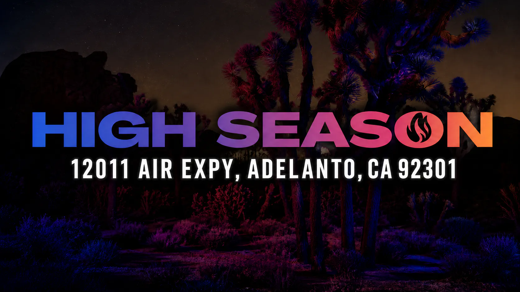 High Season - Adelanto listing banner