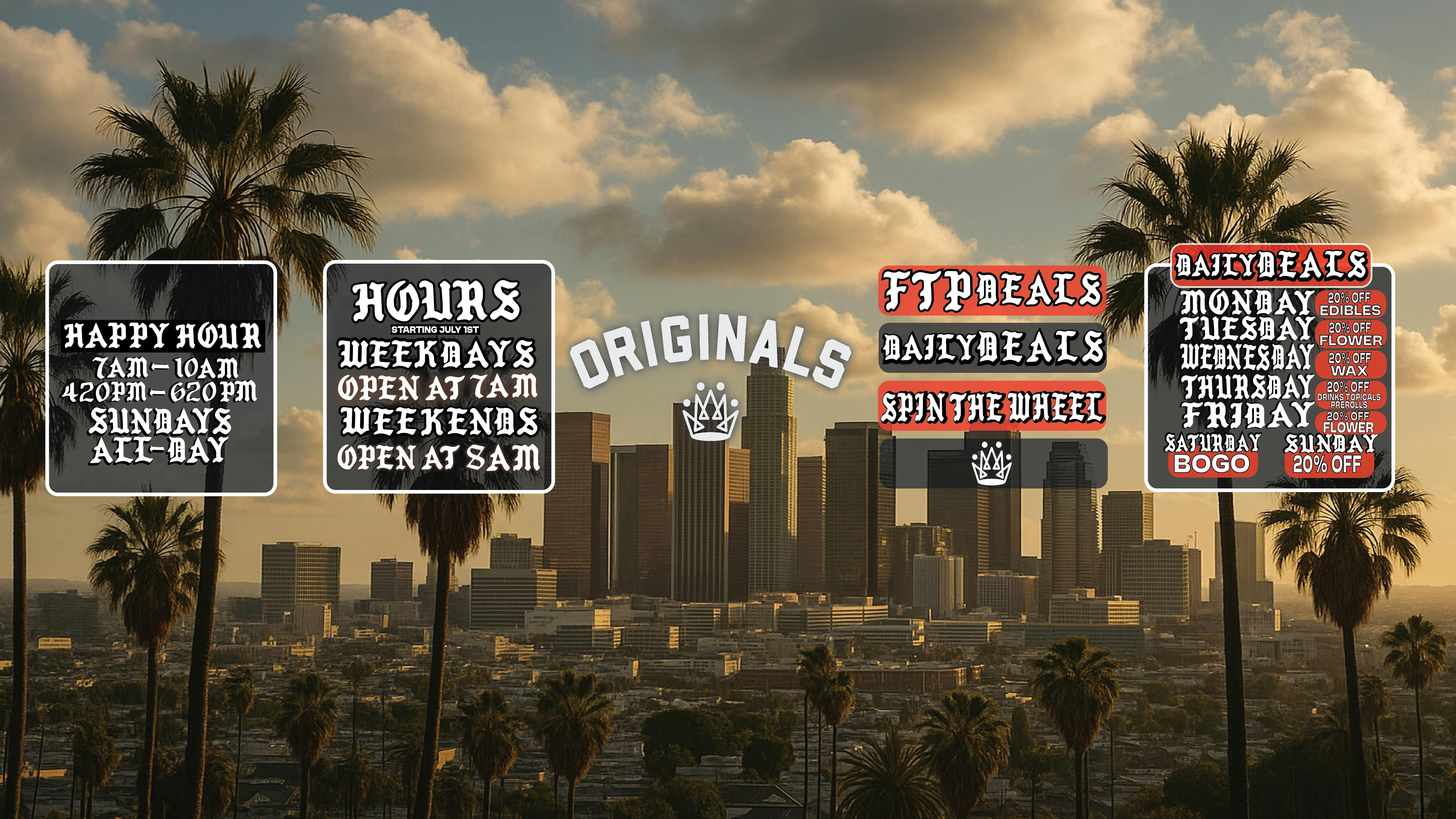 Originals Factory & Weed Shop listing banner