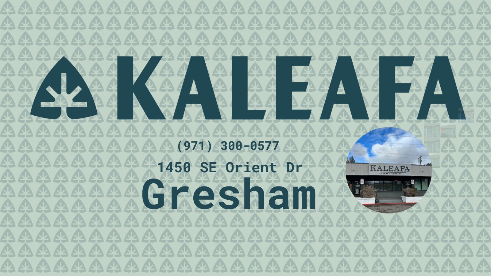 Kaleafa Cannabis Company - Gresham listing banner