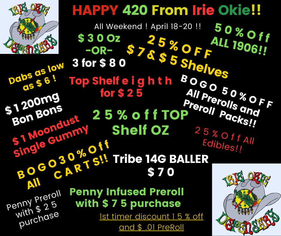 Irie Okie listing banner