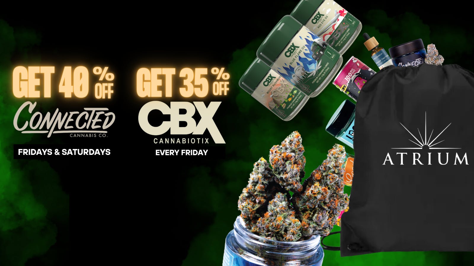 ATRIUM Info, Menu & Deals Weed dispensary Woodland Hills, California