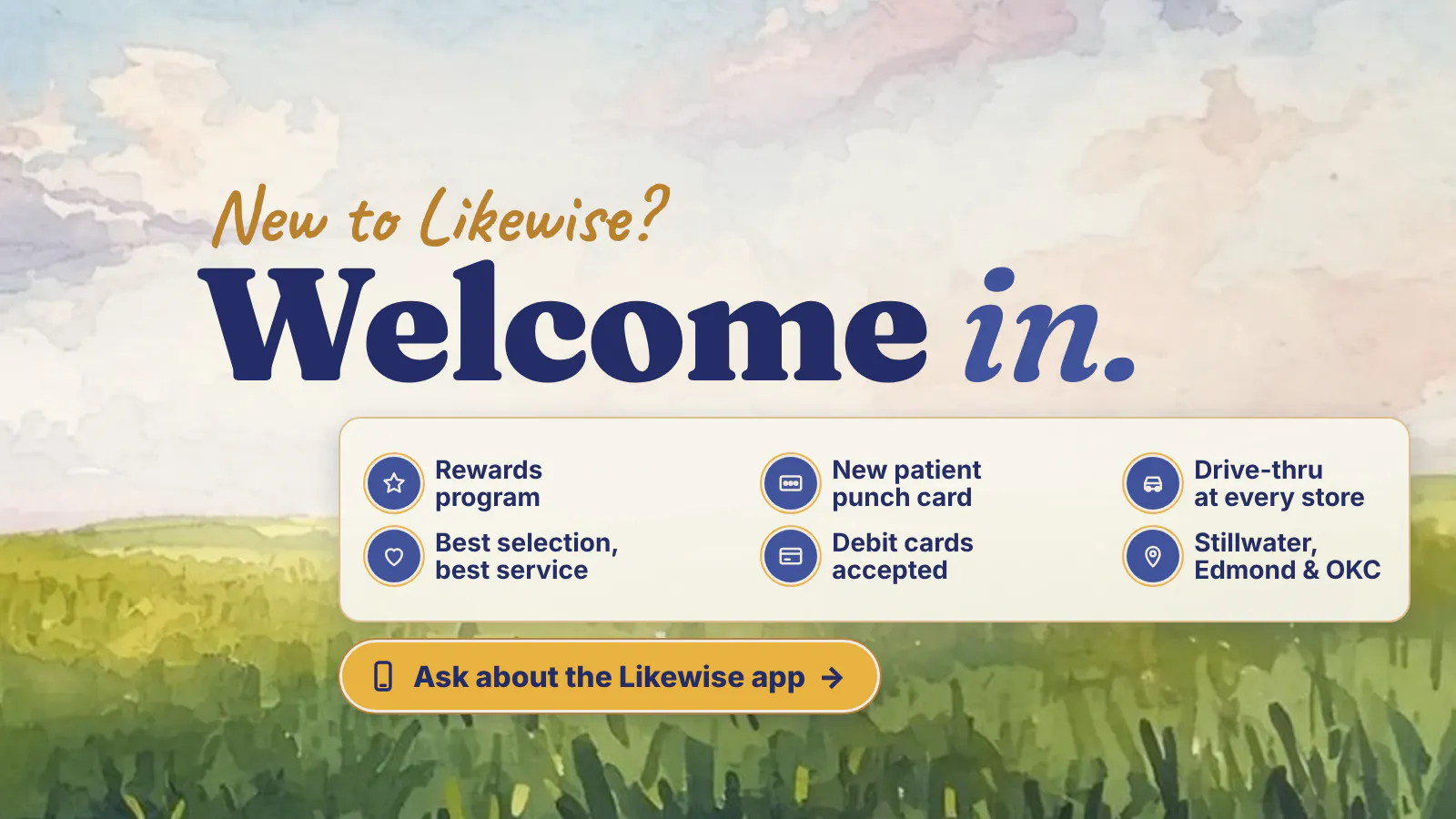Likewise Cannabis Broadway - Edmond Dispensary listing banner