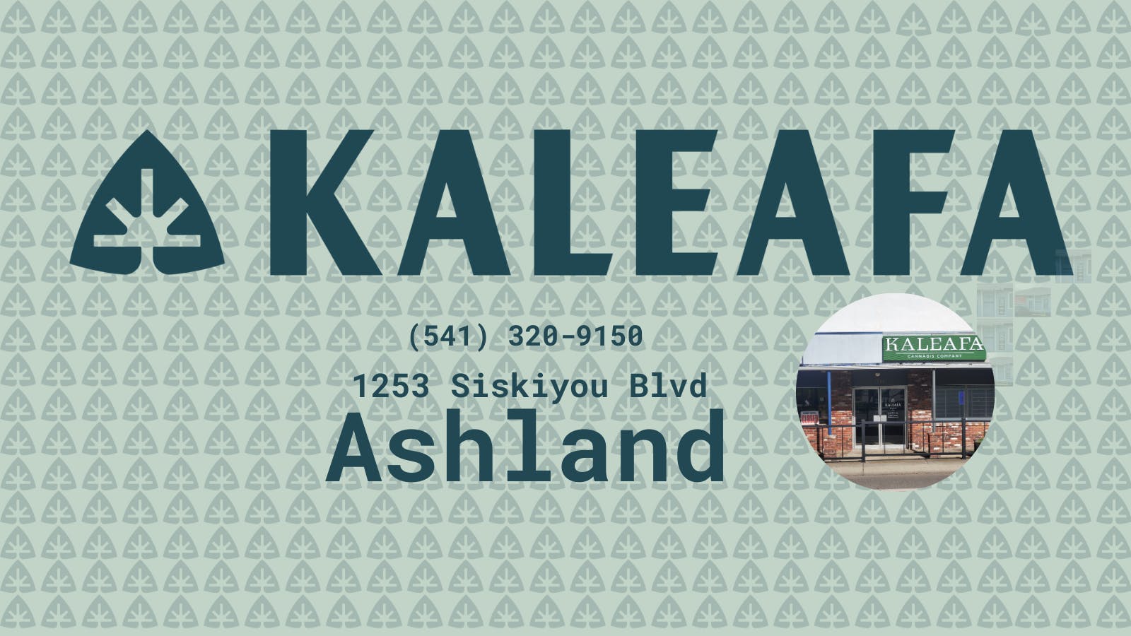 Kaleafa Cannabis Company - Ashland listing banner