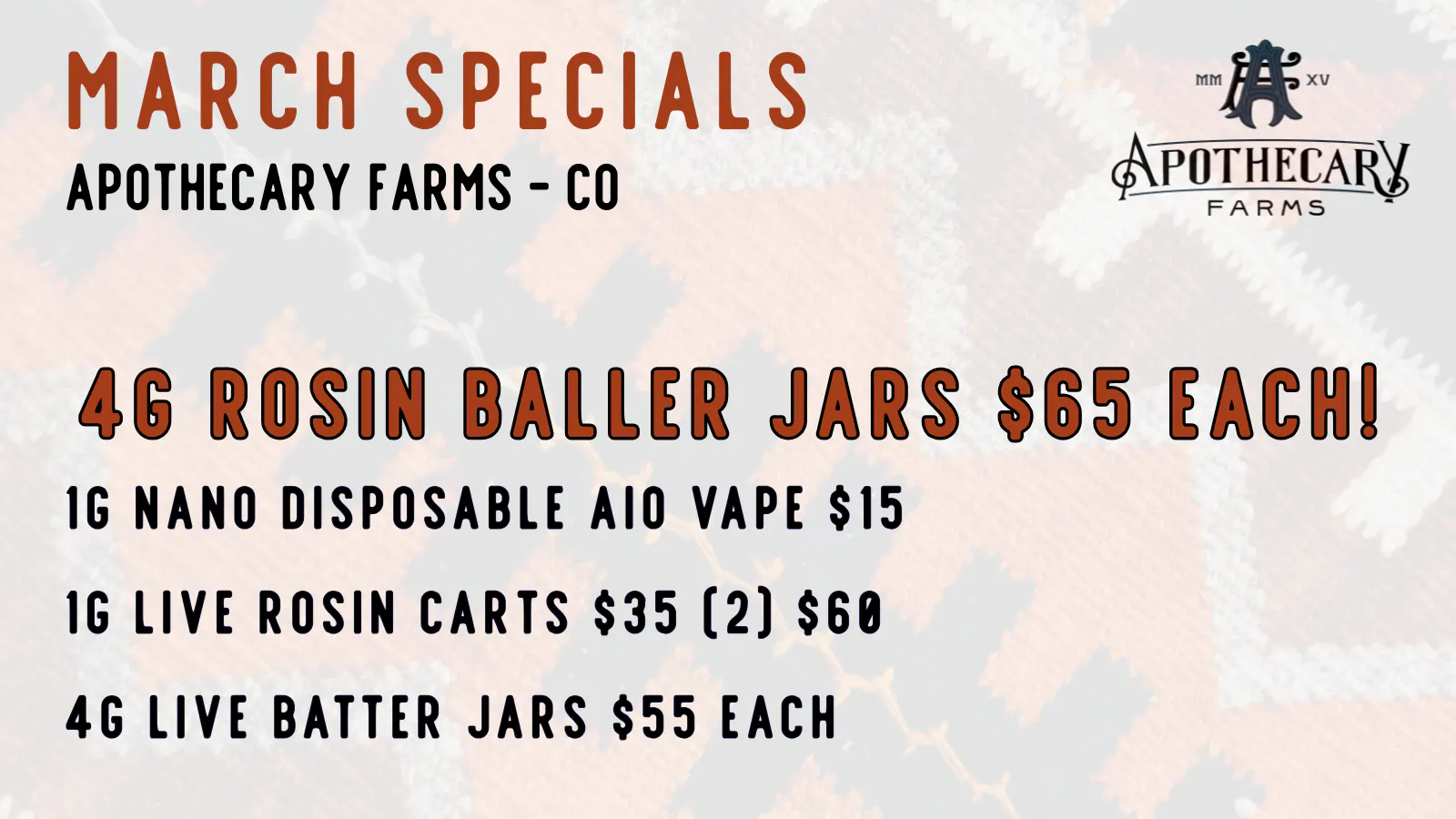 Apothecary Farms Pueblo MED listing banner