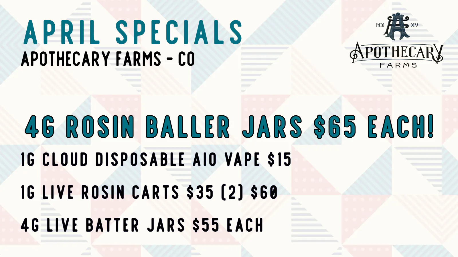 Apothecary Farms Pueblo listing banner